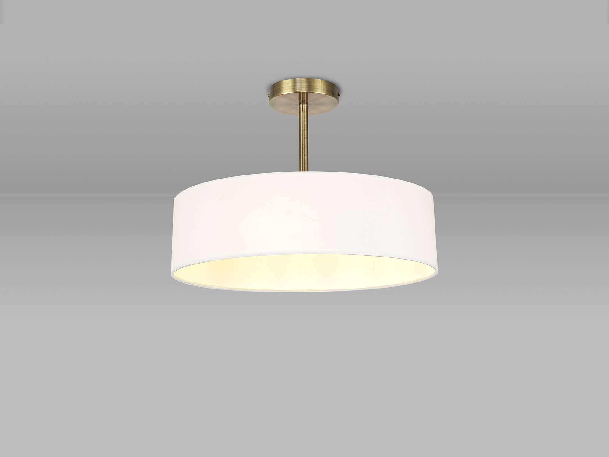 Baymont AB WH Ceiling Lights Deco Semi Flush Fittings Baymont AB WH Ceiling Lights Deco Semi Flush Fittings